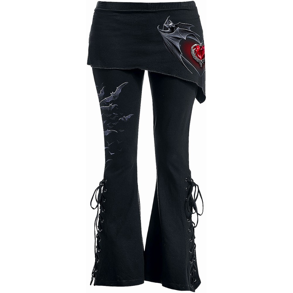 Spiral - BAT'S HEART Legging - Zwart